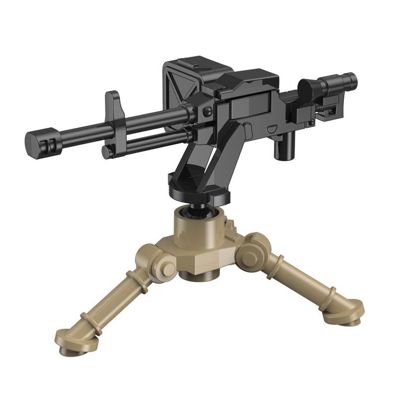 Samlet Byggekloss Soldatdukke Tilbehør Våpen Haubits Rakettkaster Luftvernkanon Militærleketøy