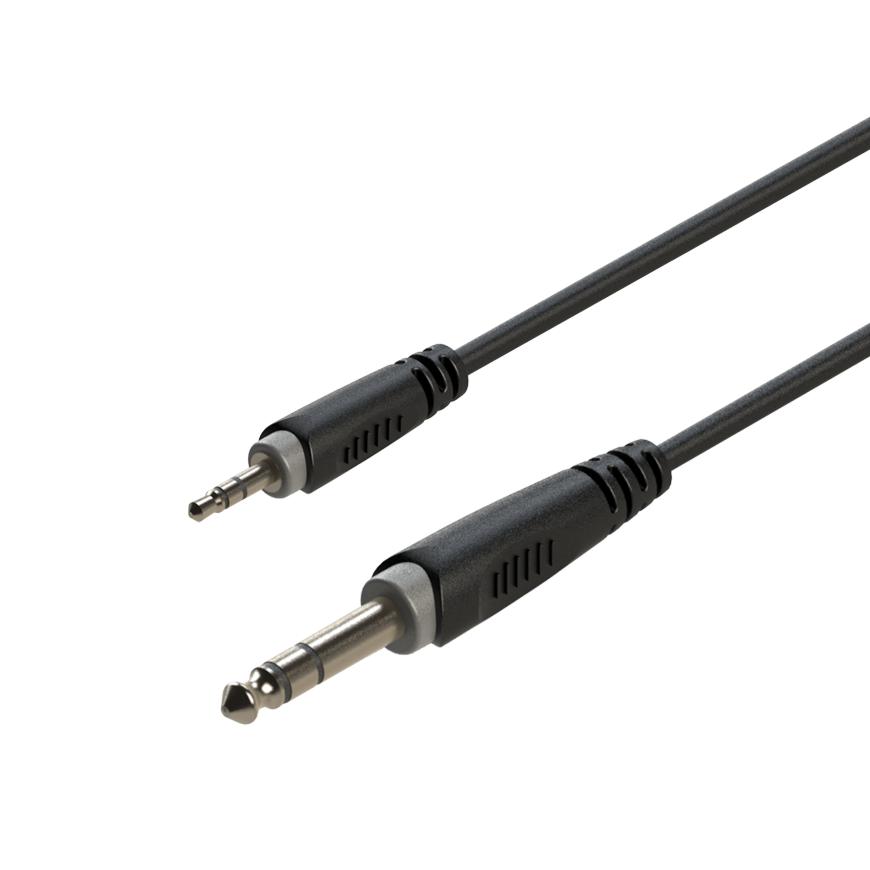 Kabel Audio Jack 3.5Mm Stereo / Jack 6.3Mm Stereo 1,5M Roxtone Sacc280L1.5