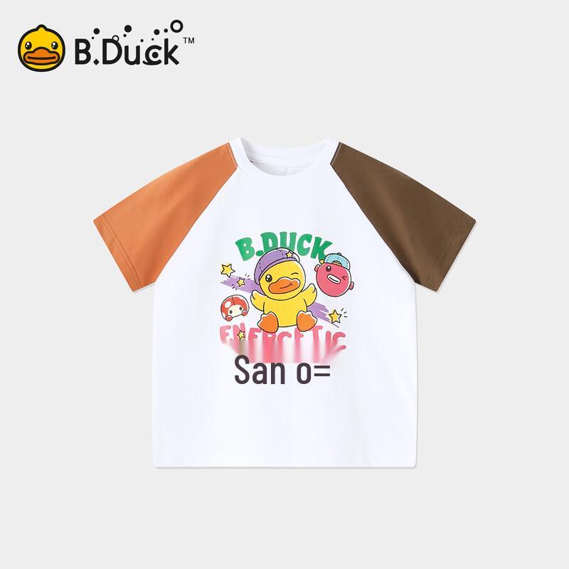 B.Duck Boys  Breathable Cotton Blend Short Sleeve T-shirt 150CM