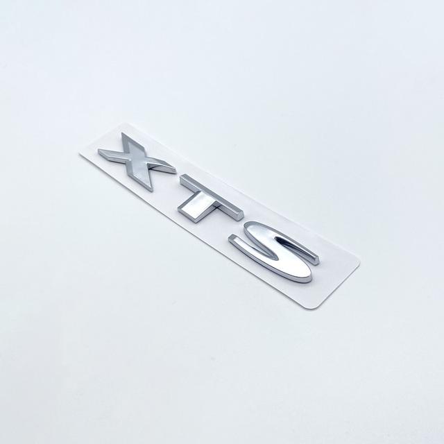 3D Letters Numbers Emblem for Cadillac XT4 XT5 XT6 XTS AWD Car Trunk Lid Nameplate Badge Logo Sticker Chrome Glossy Black