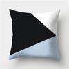 Grey Blue Pillowcase Geometric Cushion Cover Peach Skin Cushion Sofa Cushion Cushion Pillowcase Home Decor Pillowcase