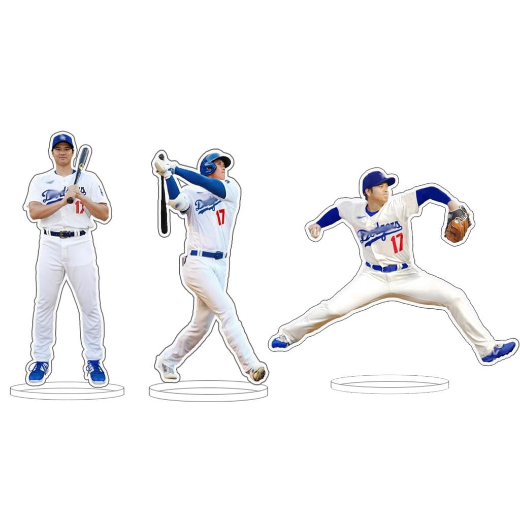 Set of 3 Shohei Otani Acrylic Stand Acstar Acrylic Professional Baseball Support Goods Collection Item Pedestal Present Display Decoration Unofficial