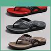 Sole Flip Mens Flops Massage Color Blocked Oversized Beach Slippers Outdoor Casual Clip On Lightweight Shoes