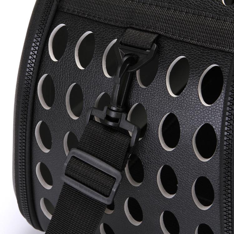 EVA Solid Color Pet Carrier: Washable, Breathable, Comfortable Handheld & Shoulder Bag with Large Capacity for Cats and Dogs.