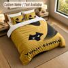 3Pcs Bedding Set Custom Name Text, 1 Sheet 2 Pillowcases Home Bed DecorWolverhampton Wanderers Football