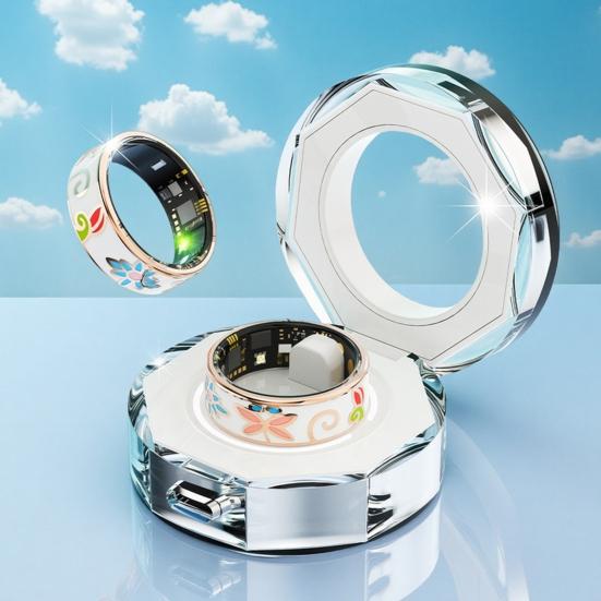 Smart Ring Health Waterproof Universal Bluetooth-compatible Tracker IP68 Sleep Tracking Motion Monitoring Smart