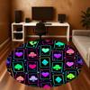1pc playing cards Round Chair mat Area Rug - Non-Slip, Floor Mat for Office, Bedroom, and Indoor Decor -1002175