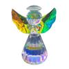 Beautiful Crafts Guardian Angel Figurine Gift Collecible Table Ornament Creative Elegant Crystal Angel Statue Living Room