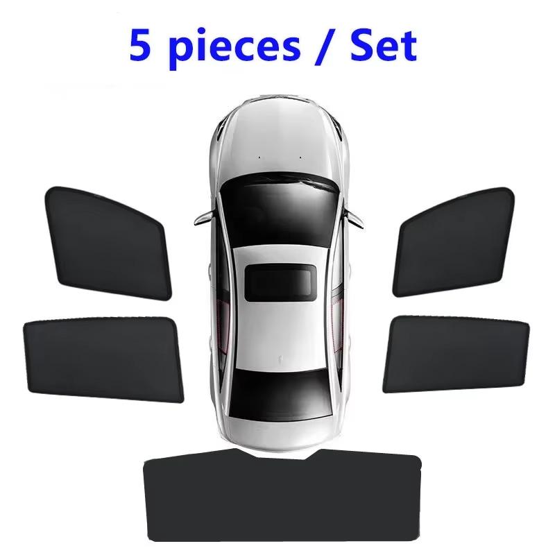 Car Mesh Sun Shades For Mazda CX-5 CX5 CX 5 KF 2017~2024 2025 Magnetic Sunshades Windshield Side Window Visor Tools Accessories