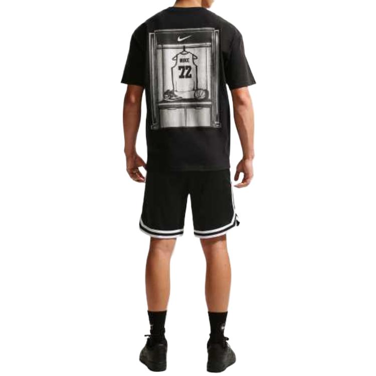 Nike Cotton Soft Draped Basketball Jersey Men tops II0692-010 M