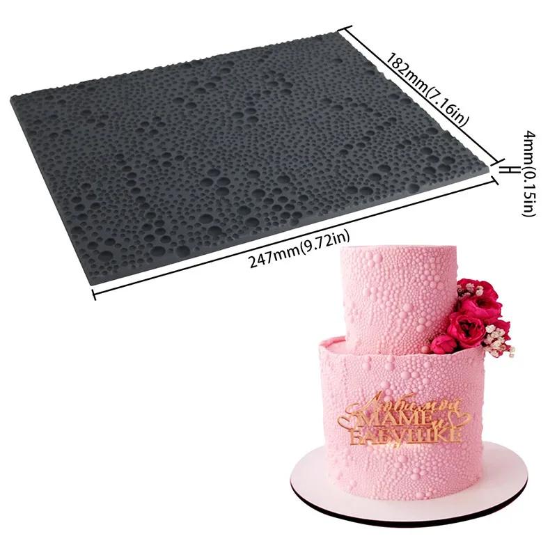 Stampi in Silicone Tronchetto di Natale per Cottura Fondant Mousse Dessert Cioccolato Morbido Decorazioni Pasticceria Strumento