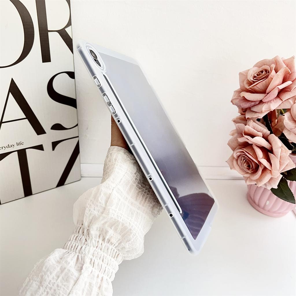 For Samsung Galaxy Tab S9 Case Clear TPU Anti Drop Tablet Cover with Pencil Holder