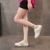 Stepping On Shit Feeling Moral Training Shoes Women's 2025 New Autumn Versatile Flat Leather White Shoes Student Running Sports Shoes Women