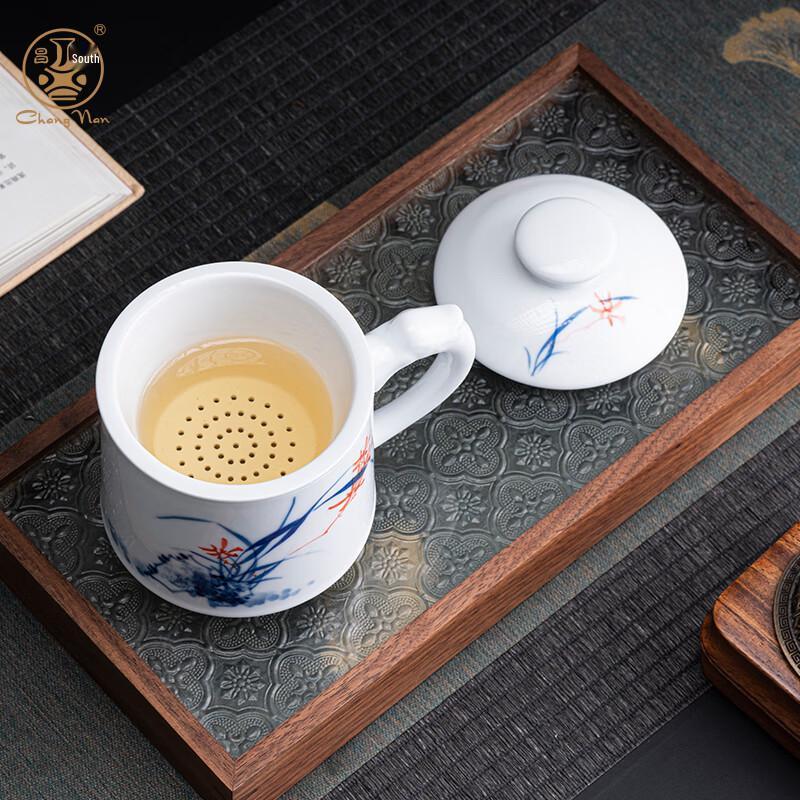 Changnan Jingdezhen Blue and White Hand-painted Tea Cup