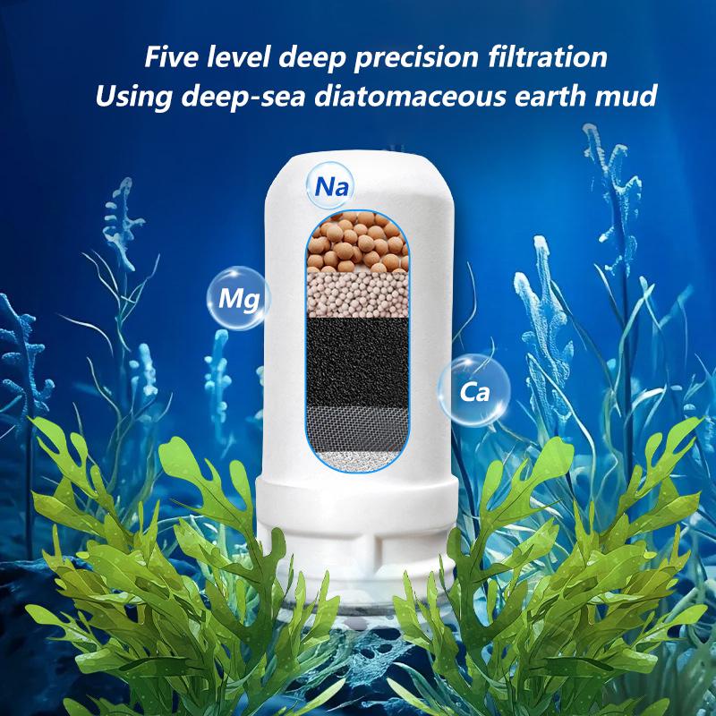 2PCS For Home Kitchen Housheold Easy To Use New Replacement Ceramic Faucet Tap Water Filter Purfier Cartridge Durable Gift