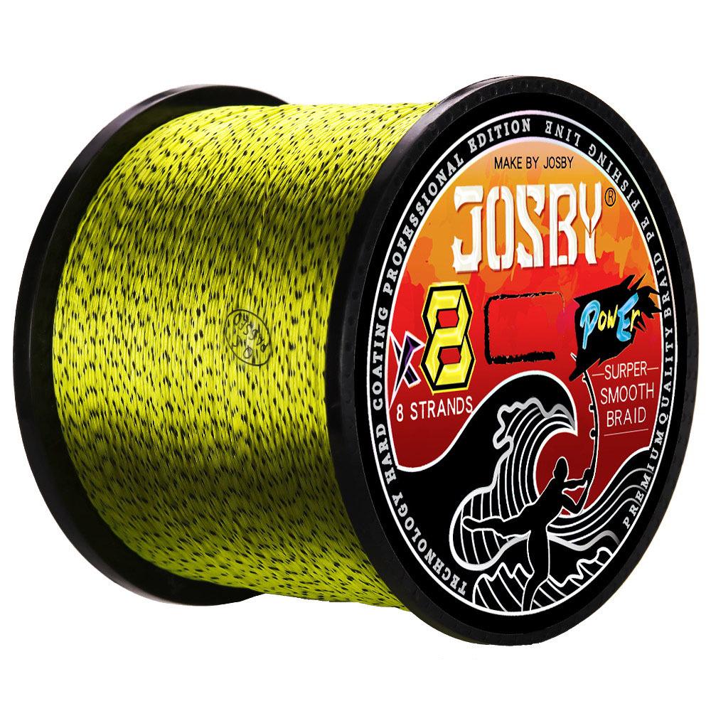 8X Japan Braided Polyethylene Fishing Line - Multi-Filament, Speckled, 100M/300M/500M for Fly, Sea, Saltwater, & Freshwater