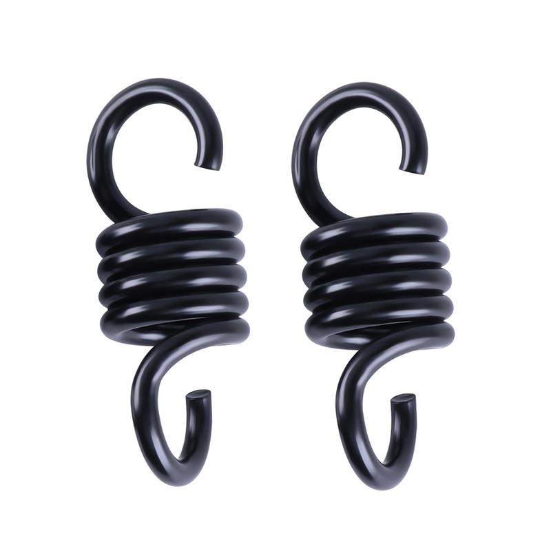 Swing Springs Heavy Duty,4inch,1 and 2pcs Silver 1pcs Black Heavy Duty Spring Hammock Chair Spring Porch Swing Spring Hooks