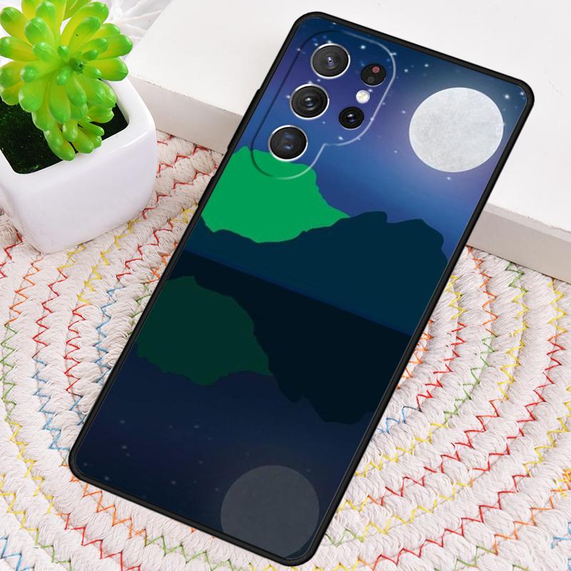 Star Lake Mountain TPU Phone Case For Samsung Galaxy note 10 pro S26 S25 S24 S23 S22 Ultra Plus S21 FE S20 Shockproof Cover