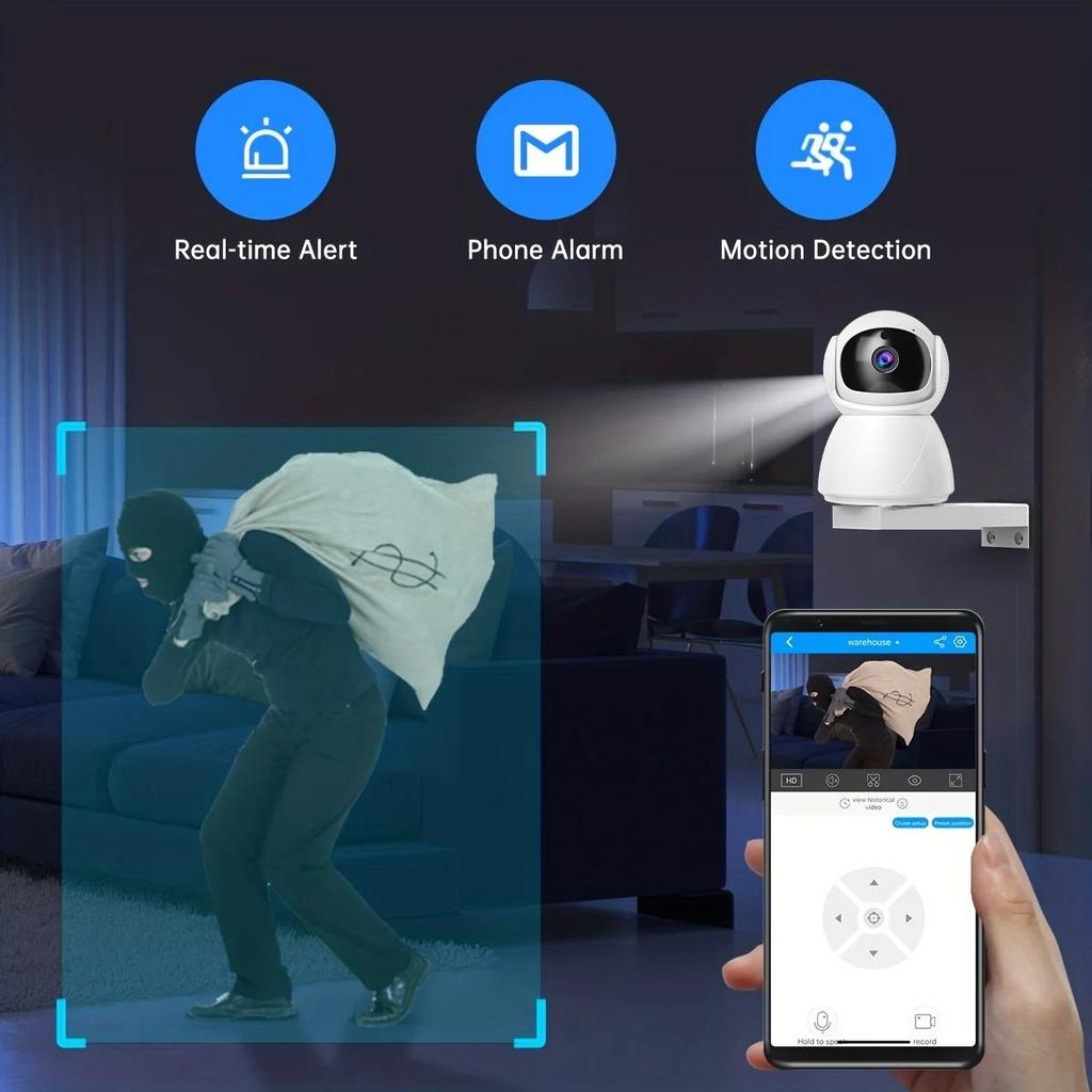 1080P HD Wireless WIFI Camera PTZ IP CCTV Security Protector Surveillance Camera Smart Auto Tracking Baby Monitor Two Way Audio