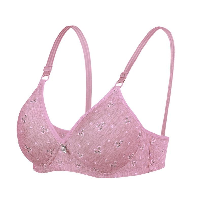 Dagi Reggiseno Sottilissimo Non Imbottito Con Motivo Floreale | Collezione Soul Valley | Colore Ecru, Taglie 70B-90B | Tessuto Traspirante, Lavabile