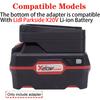 Battery Adapter For Bosch 18V PBA Li-ion Tool To Lidl Parkside X20V Li-ion Battery Adapter Converter Power Tool Accessory