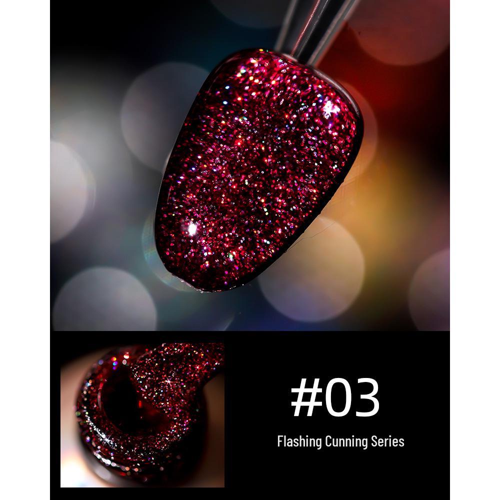 18-Color Ultra Bright Crushed Diamond Glitter Nail Gel Polish