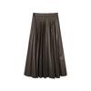 LESS 2024 Autumn Loose A-Line Long Skirt