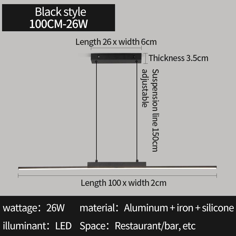 Xiaomi Pendant Light Modern Simple Dining Room Light For Wall Kitchen Long Chandelier Living Room Pendant Lamp Home Decoration Lighting