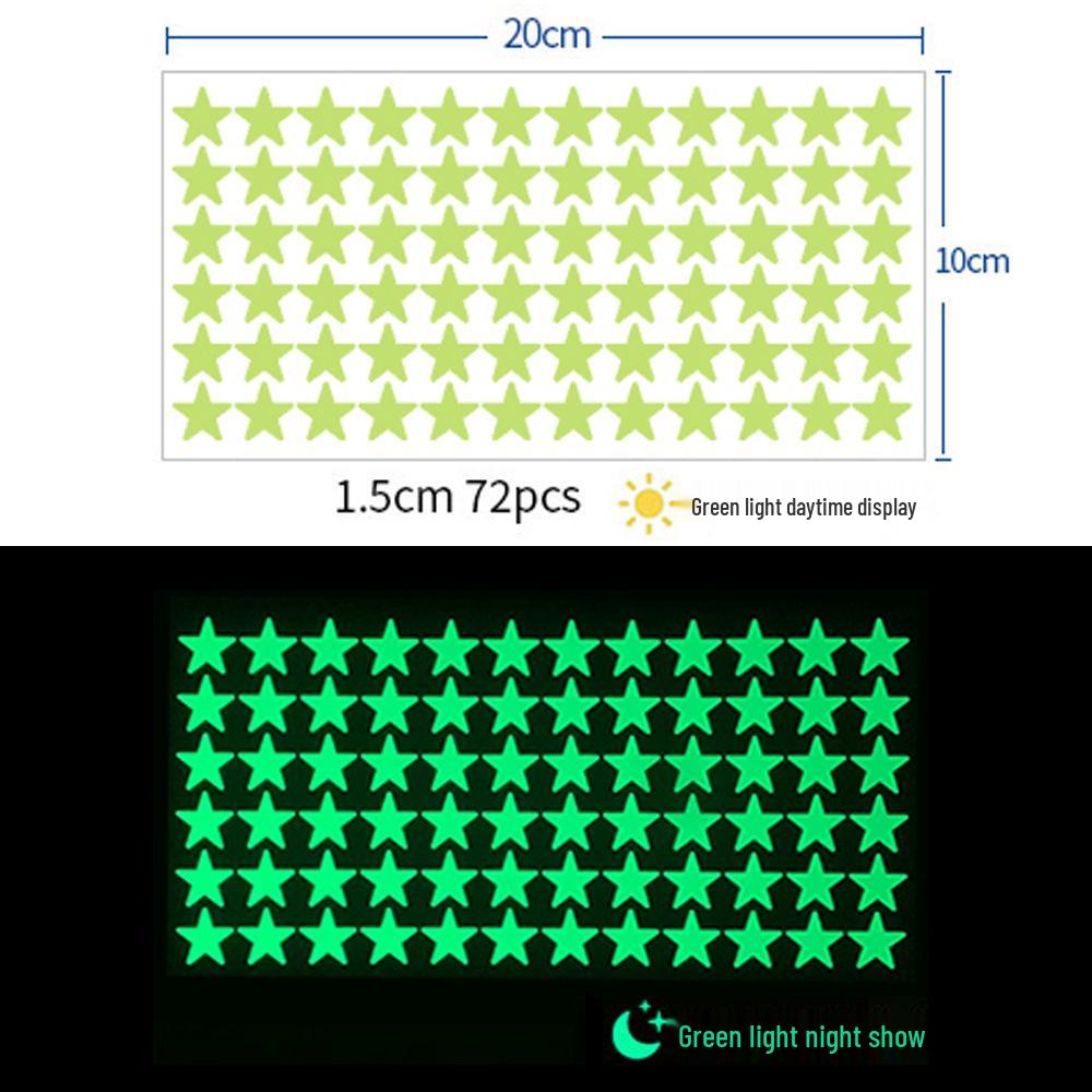 Samolepky na zeď se světelnými tečkami: 392 fluorescenčních samolepicích samolepek pro dekoraci dětského pokoje a kutilské projekty