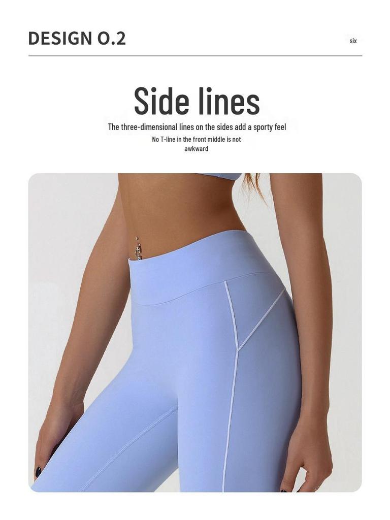 Women's Slim Fit Color Block Yoga Suit - Naked Feeling Outdoor Sportswear Set