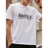 Pánské tričko s potiskem Maverick - MAVERICK Streetwear tričko, Krátký rukáv, Kulatý výstřih, Ležérní letní top, Lze prát v pračce pro každodenní nošení a vrstvení