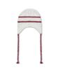 GLACK Gc069 Striped Earflap Beanie (Ivory)