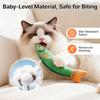 3  Creative Cat Toys,  Fish-Shaped Design, Chew-Resistant, Catnip, Pet Chewing Toys,  Pet Interactive Supplies, Small Cat Gifts