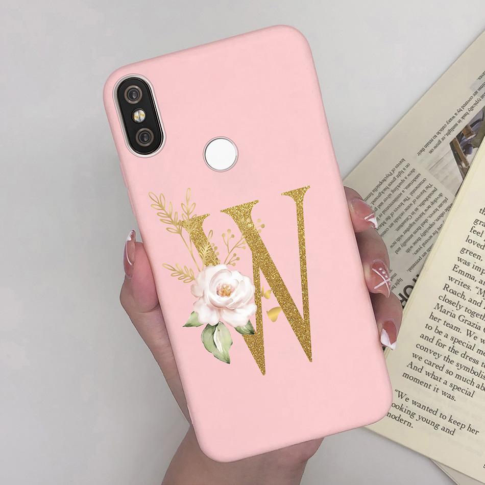 Case For Xiaomi Mi A2 A 2 Lite A1 A 1 MiA2 MiA1 Cute Letters TPU Silicone Bumper Soft Back Cover for Xiaomi Mi 5X 6X Phone Case