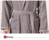 Unisex Cotton Bathrobe: Absorbent Towel Material for Home, Hotel, Spa & Sauna