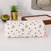 Bow & Heart Print Pencil Case Large Capacity Stationery Bag Simple Pen Bag  Students