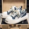Casual men's shoes breathable canvas shoes big head derby shoes spring new heightening large size sports board shoes men