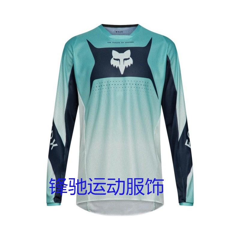 Herren Damen Mountainbike Radtrikot Langarm Schnelltrocknend Offroad Motocross Rennhemd
