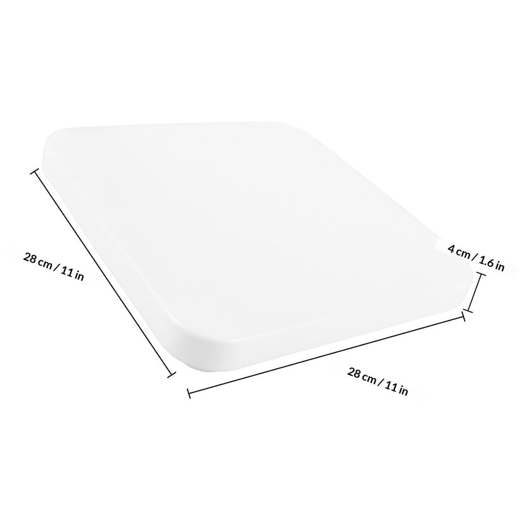 Modern Square Ceiling Light Cover Waterproof Lamp Shade for Shower Bathroom Kitchen Office Classroom Long-Lasting Elegant