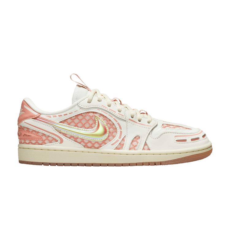 Женские кроссовки Air Jordan 1 Low Method of Make V3 ПарусныйКоралловыйКремовыйКокосовое молокоСветлый корень марены HQ2186-180 365 9883₽