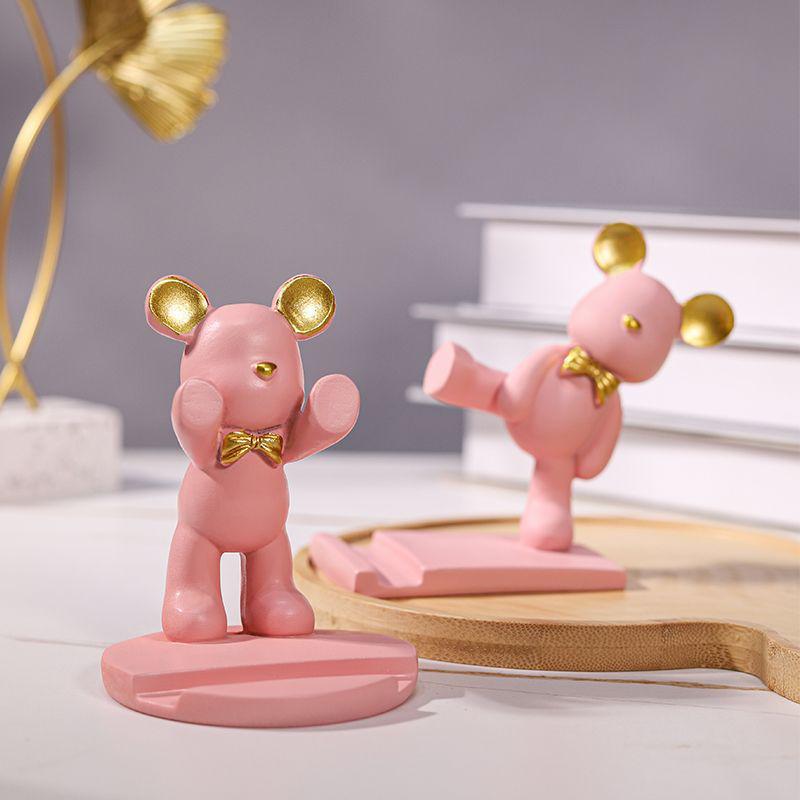 Cute Cartoon Phone & Tablet Holder: Creative Desk Ornament for Home or Office Gifts