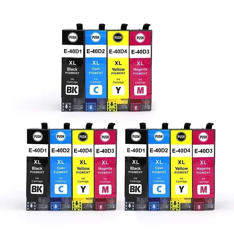 T40D Pigment Ink Compatible T40D1 T40D2 T40D3 T40D4 Ink Cartridge for Epson SureColor SC-T3100 SC-T5100 SC-T2100 Inkjet Printer