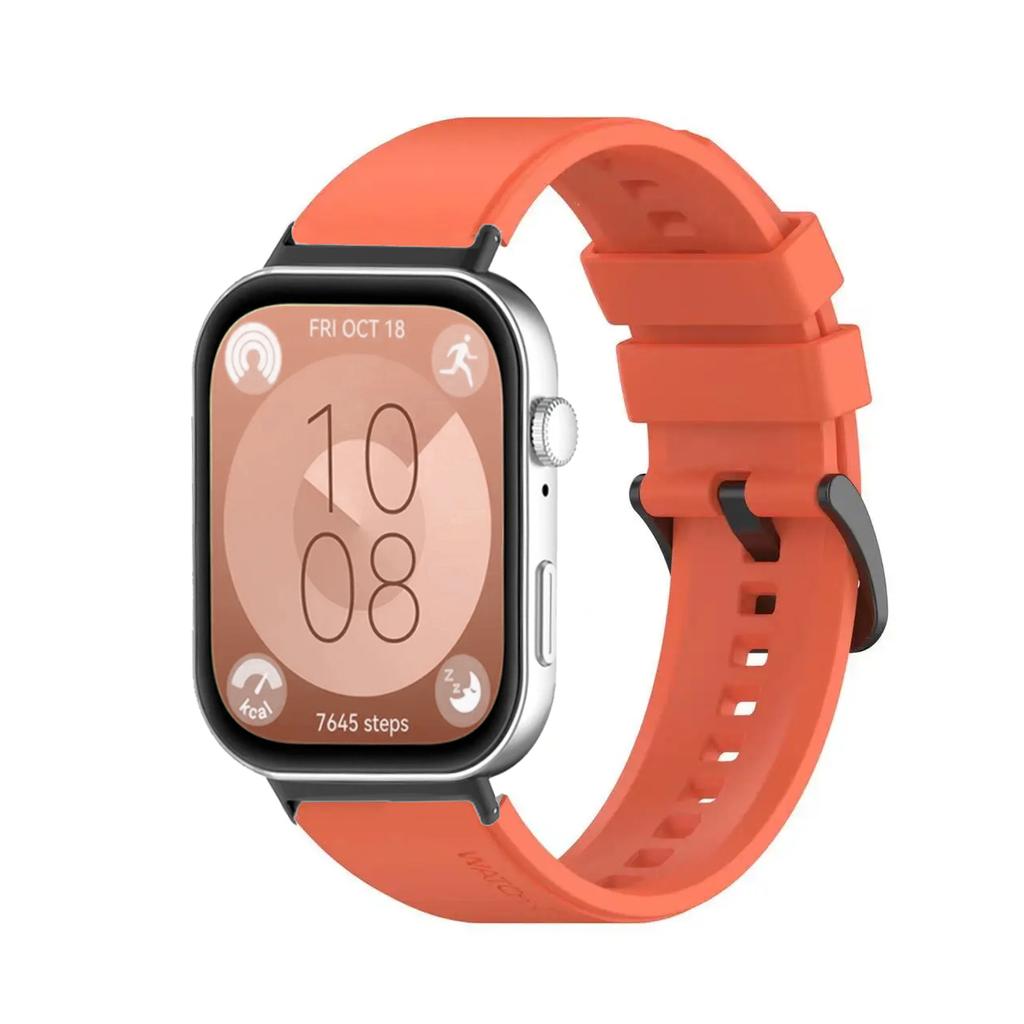 Soft Silicone Strap For Huawei Watch Fit 3 Sports Comfortable Bracelet Belt For Huawei Watch Fit 3 Correa Replaceable Wristband