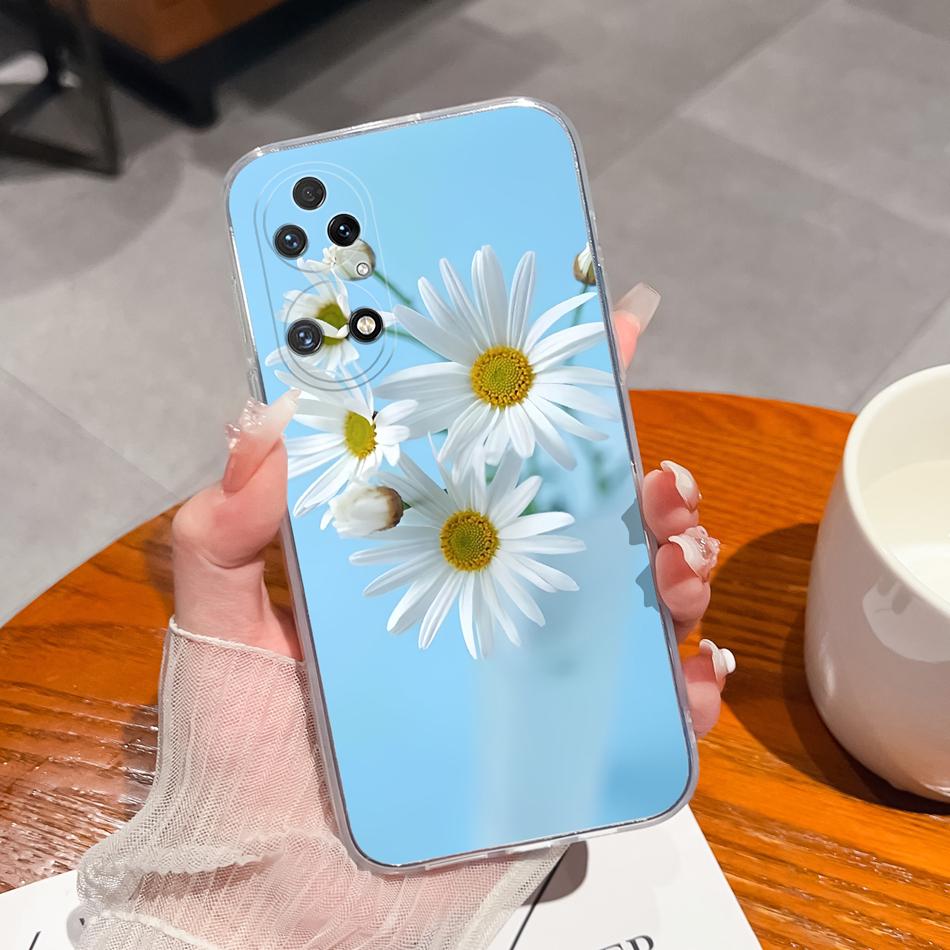 For Huawei P50 Pro P50E Phone Case Dreamy Colorful Pattern Phone Shell For Huawei P 50 Soft TPU Clear Silicone Lightweight Cover