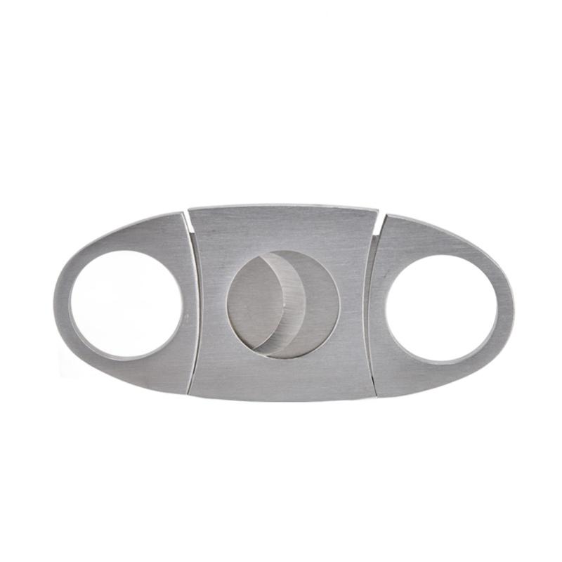 2pcs Cigar Cutter Double Cut Blade Incisive Easy To Cut Stainless Steel Cigar Guillotine For Men