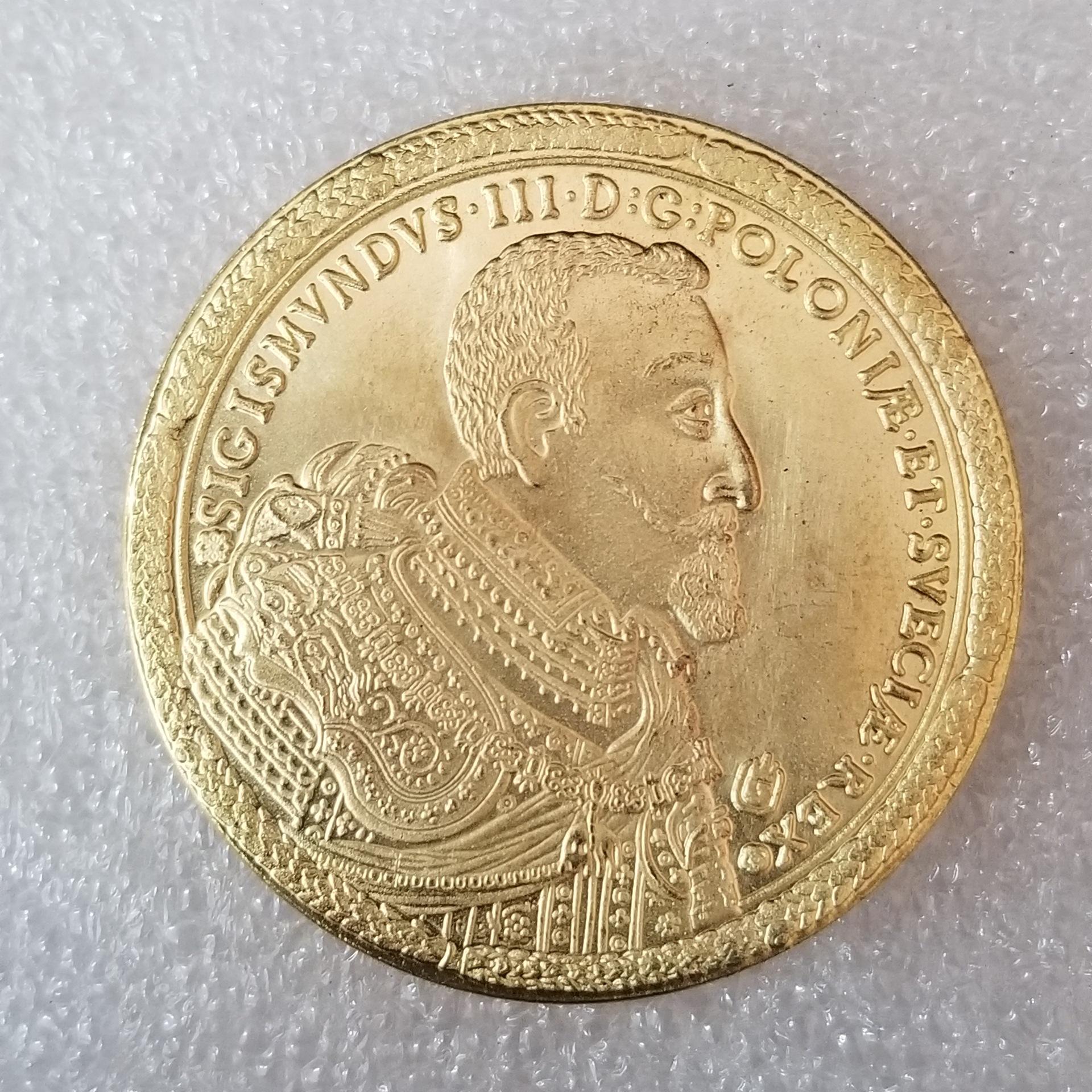 Antique Craftsmanship Austrian Brass Silver Dollar Collection Brass