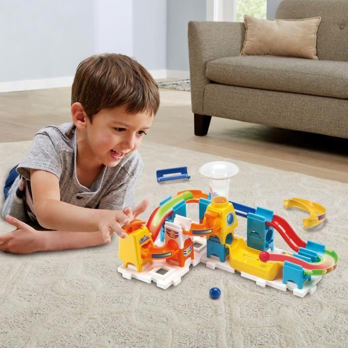Circuit à billes VTECH Marble Rush Discovery Set XS100 - 30 pièces et 3 MarbleBilles incluses