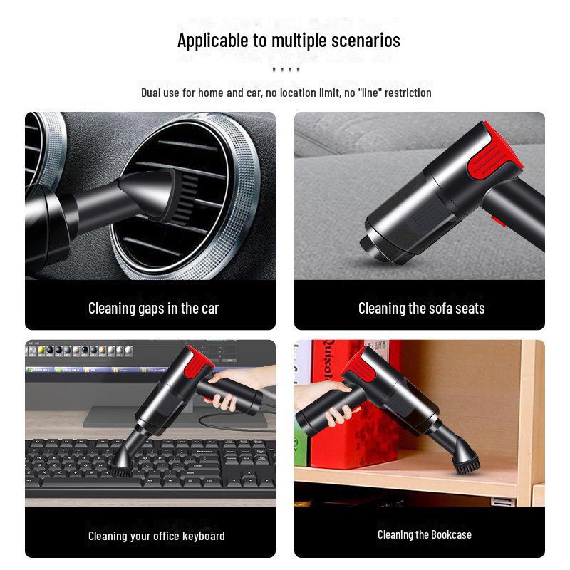Wireless High-Power Portable Car Vacuum Cleaner with Strong Suction