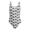 Adidas Womens/Ladies All Over Logo One Piece Swimsuit