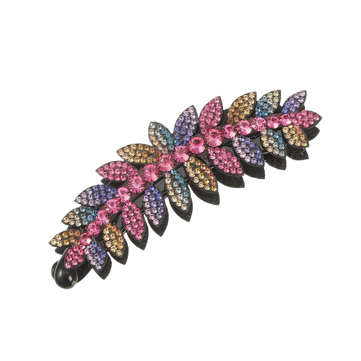 

AWAYTR Корейская заколка-банан со стразами, заколки для волос для девочек, держатель для хвостика, заколка-краб для волос, модные женские аксессуары для волос